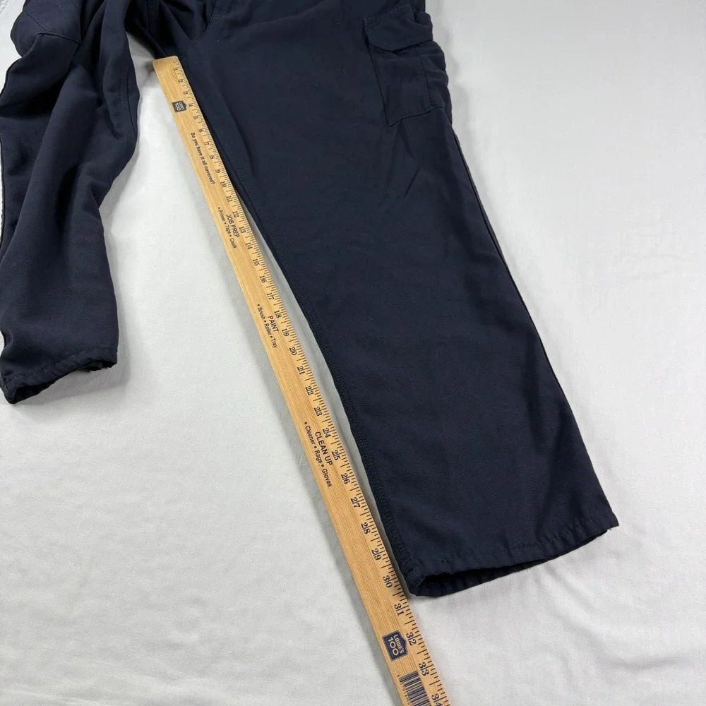 Carhartt‎ FR Cargo Pants Mens 42x30 Blue Flame Resistant Workwear Outdoor